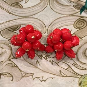 JCrew Red Earrings